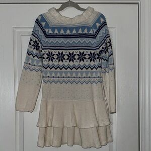 The Children's Place Blue and White Knit Sweater